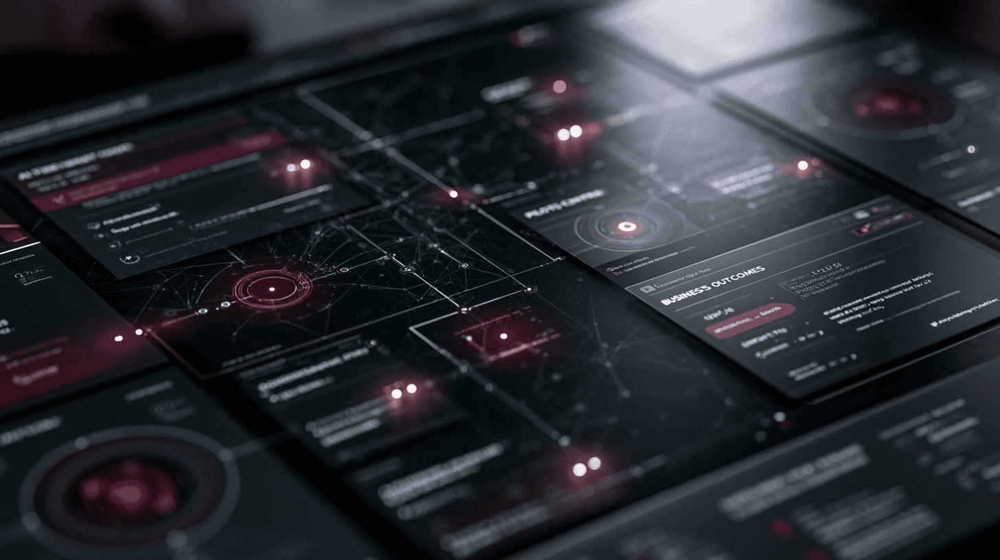 Premium enterprise AI strategy dash.